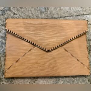 Rebecca Minkoff Peach Textured Clutch